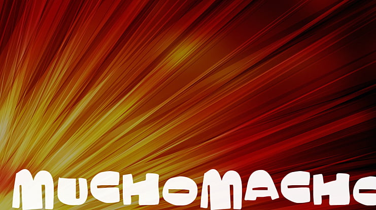 MuchoMacho Font