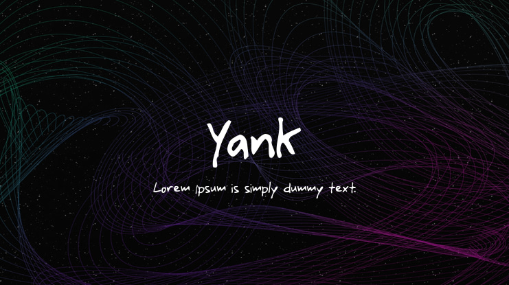 Yank Font