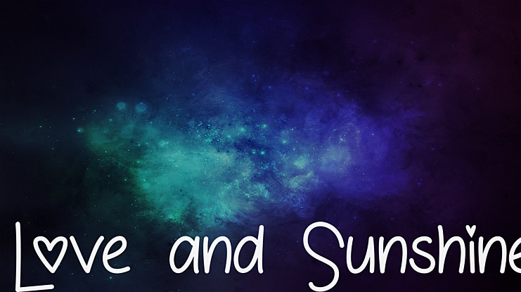 Love and Sunshine Font