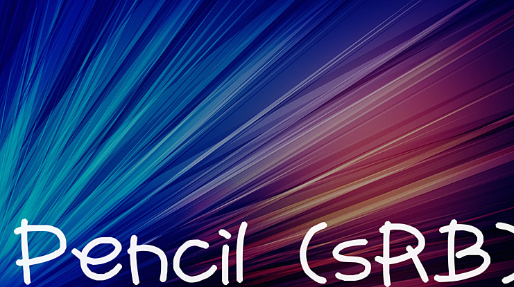 Pencil (sRB) Font