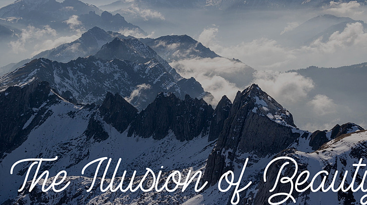 The Illusion of Beauty Font