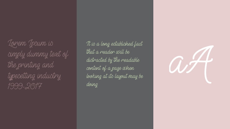 The Illusion of Beauty Font