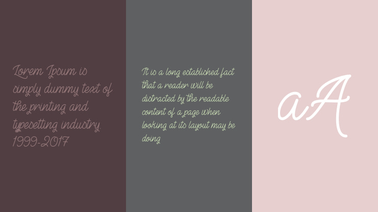 The Illusion of Beauty Font