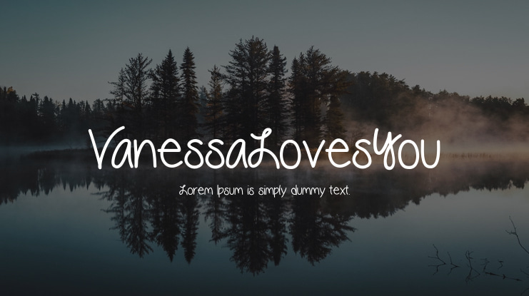 VanessaLovesYou Font