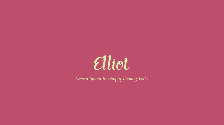 Elliot Font
