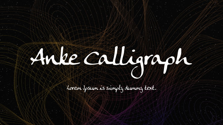 Anke Calligraph Font