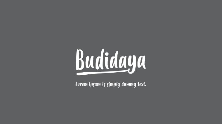 Budidaya Font Family
