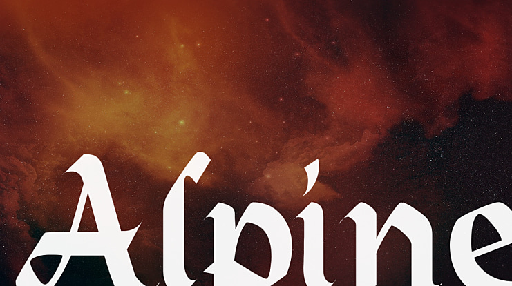 Alpine Font