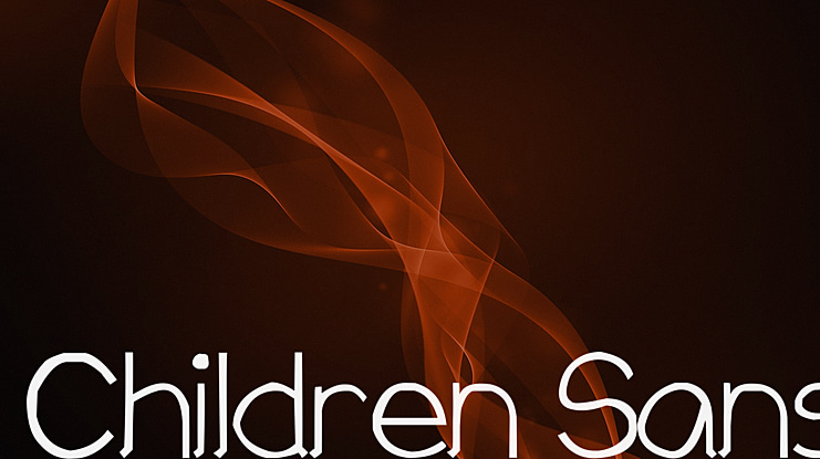 Children Sans Font Family
