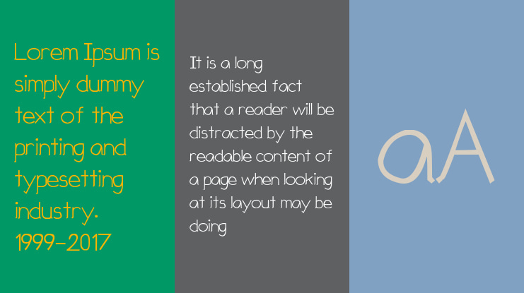 Children Sans Font Family