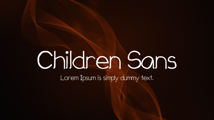 Children Sans Font Family