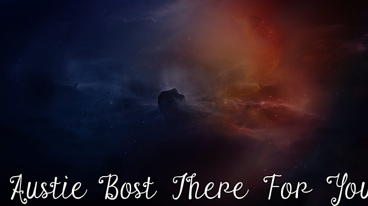 Austie Bost There For You Font