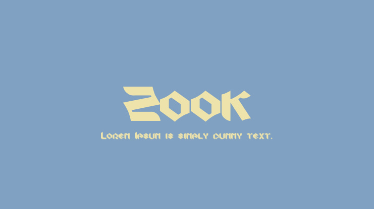 Zook Font