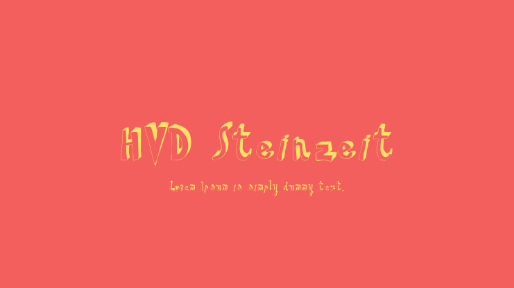HVD Steinzeit Font