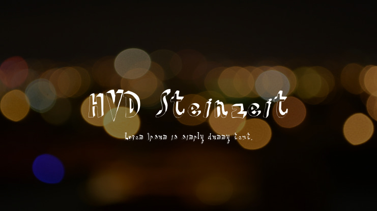 HVD Steinzeit Font