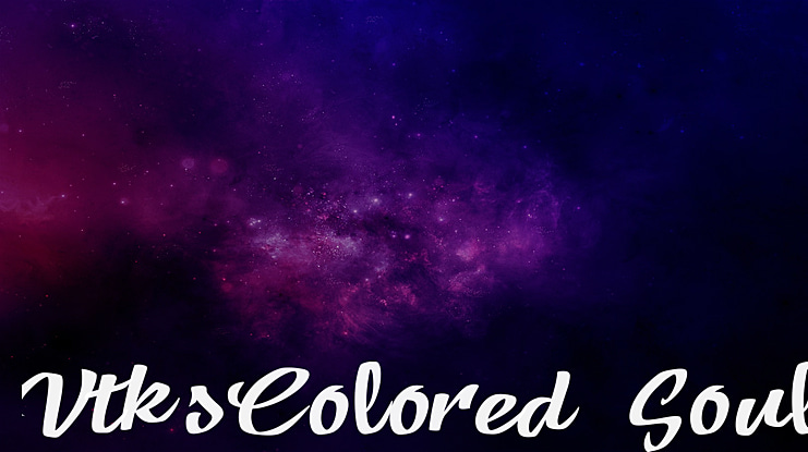 VtksColored Soul 3 Font