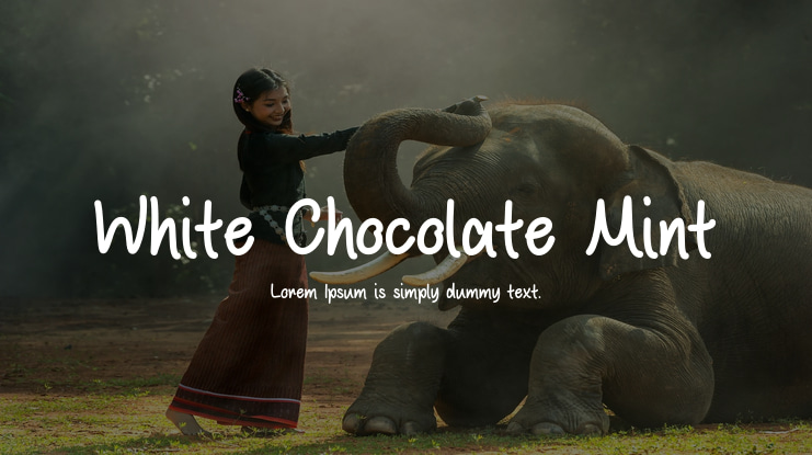 White Chocolate Mint Font