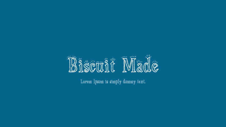Biscuit Made Font Family