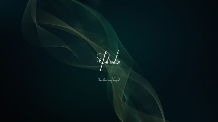 Paradise Font