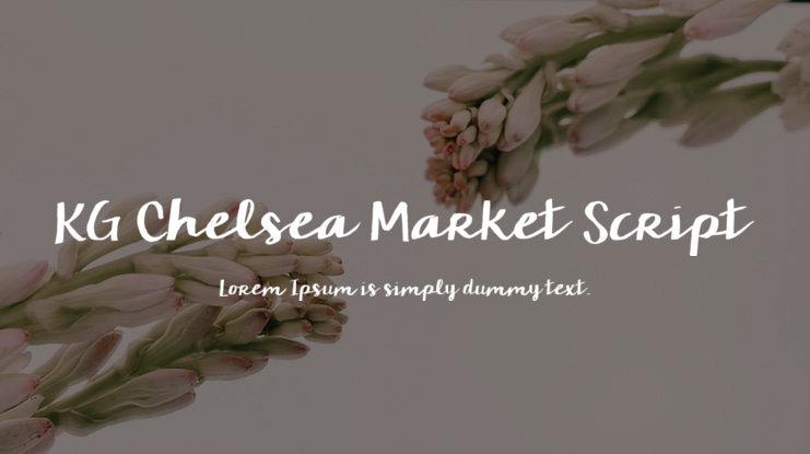 KG Chelsea Market Script Font