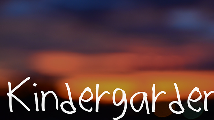 Kindergarden Font