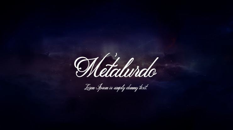 Metalurdo Font