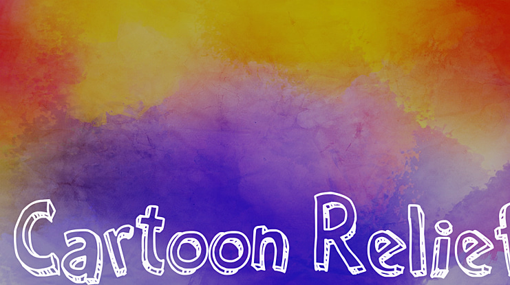 Cartoon Relief Font