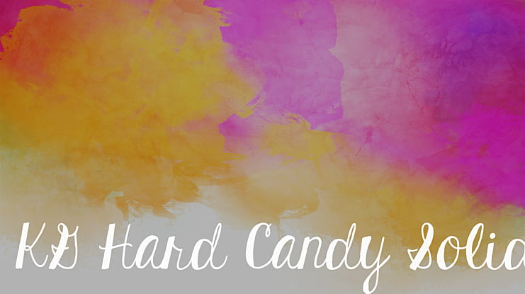 KG Hard Candy Solid Font Family