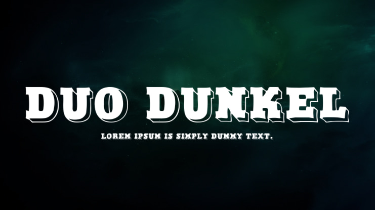 Duo Dunkel Font Family