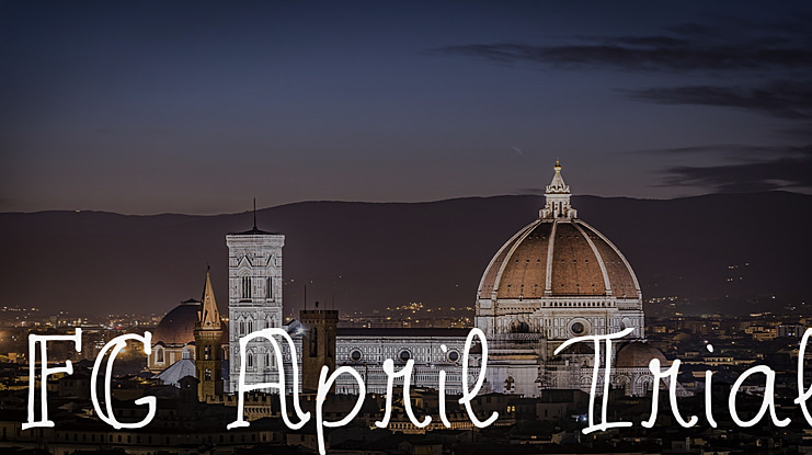 FG April Trial Font