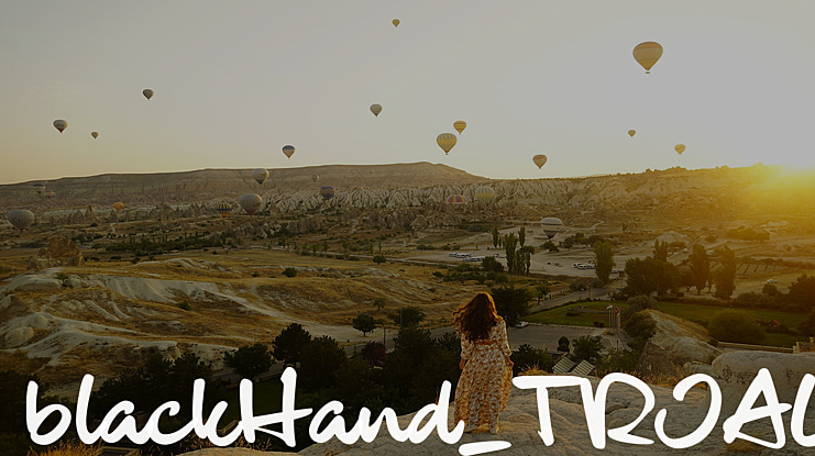 blackHand_TRIAL Font