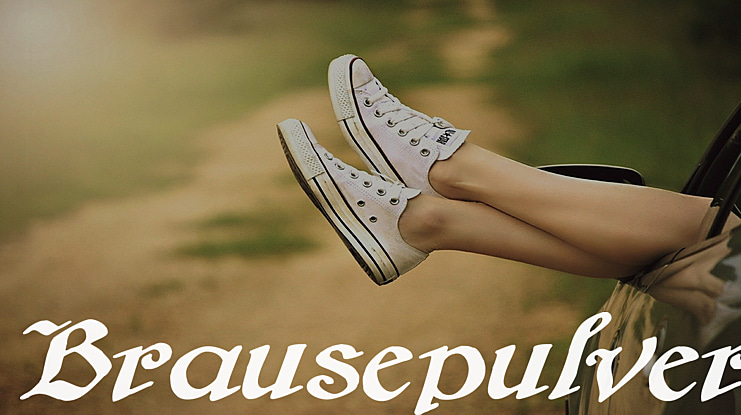 Brausepulver Font