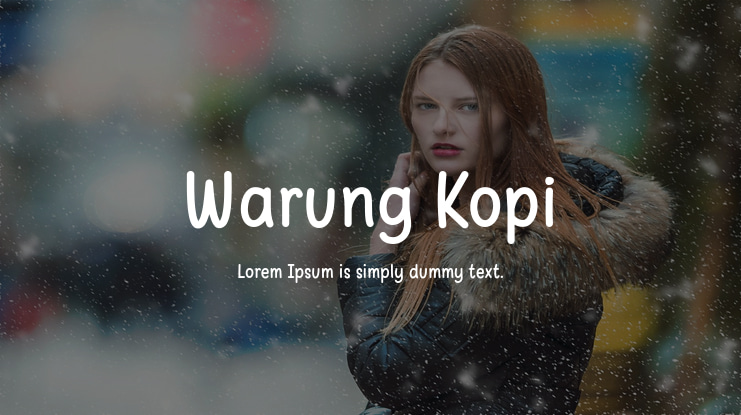 Warung Kopi Font Family