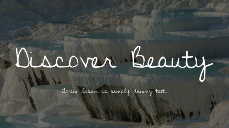 Discover Beauty Font