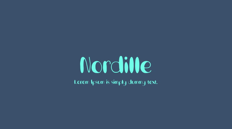 Nordille Font Family