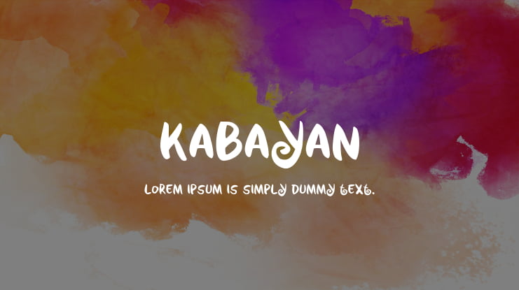 kabayan Font