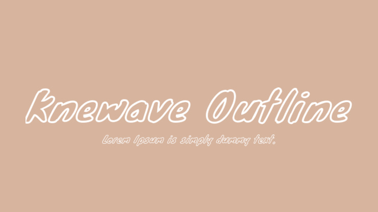 Knewave Outline Font Family