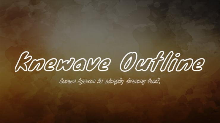Knewave Outline Font Family