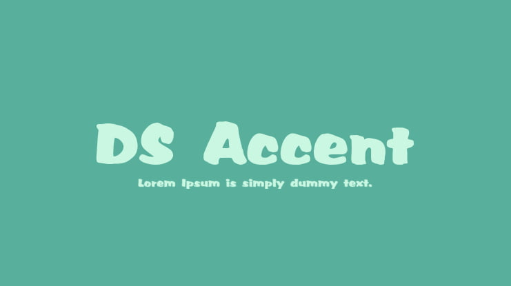 DS Accent Font