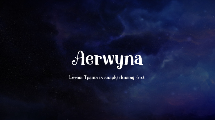 Aerwyna Font