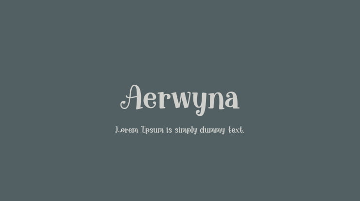 Aerwyna Font