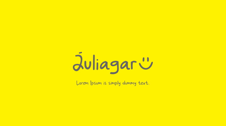 Juliagar Font
