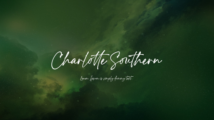 Charlotte Southern Font