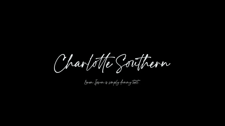 Charlotte Southern Font