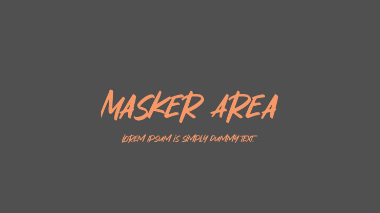 Masker Area Font