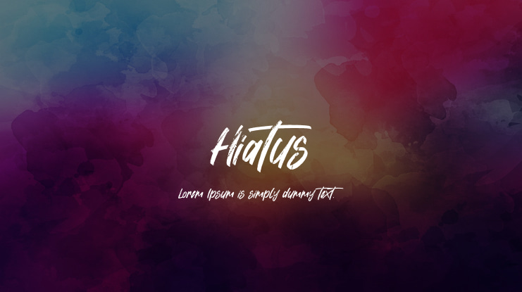 Hiatus Font