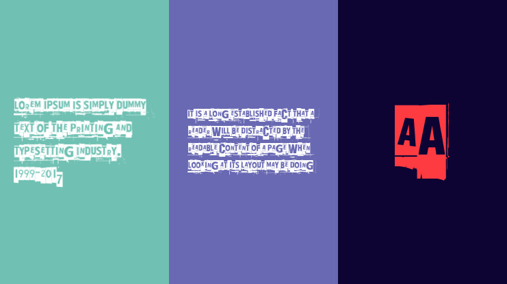 Ransom Blanco Zero Font