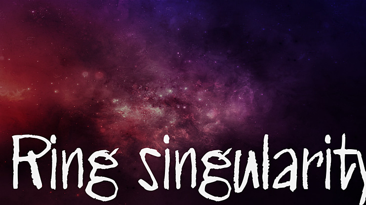 Ring singularity Font