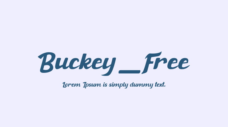 Buckey_Free Font