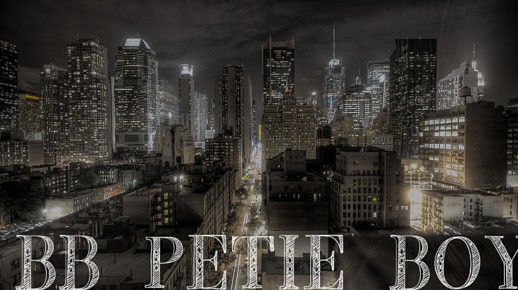 BB Petie Boy Font Family
